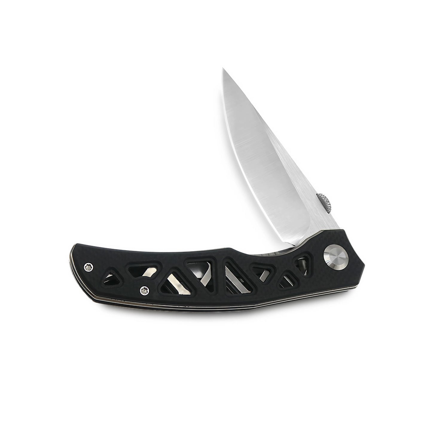 MFKNIFE Flipper & Thumb Stud Knife Stainless Steel & G10 Handle (3.8" 9Cr13 Blade) KA003