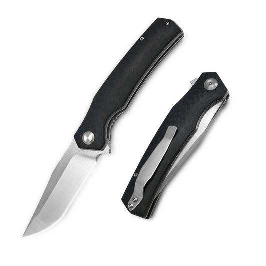MFKNIFE Flipper Knife Stainless Steel & G10 Handle (4.1" 9Cr13 Blade) KA006