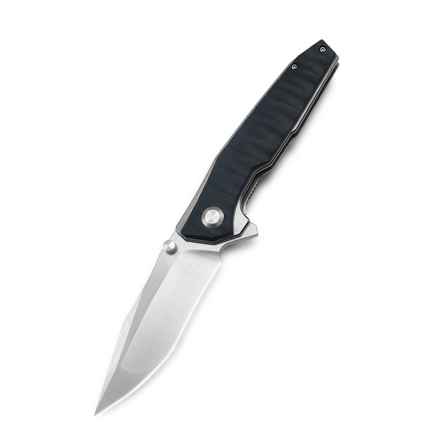 MFKNIFE Flipper & Thumb Stud Knife Stainless Steel & G10 Handle (5.0" 9Cr13 Blade) KA008