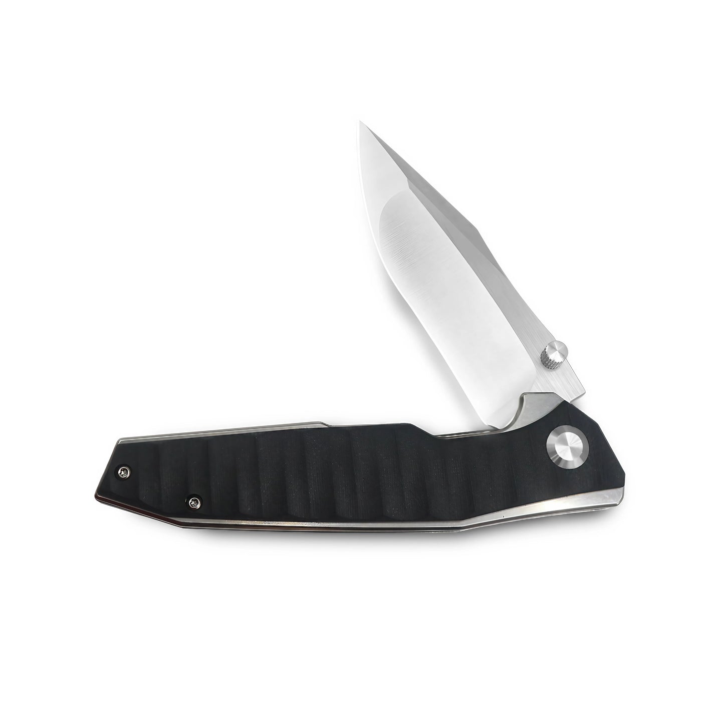 MFKNIFE Flipper & Thumb Stud Knife Stainless Steel & G10 Handle (5.0" 9Cr13 Blade) KA008