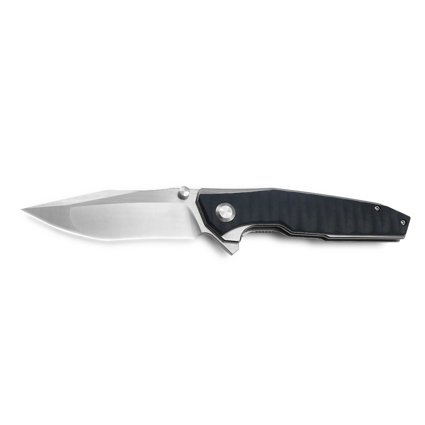 MFKNIFE Flipper & Thumb Stud Knife Stainless Steel & G10 Handle (5.0" 9Cr13 Blade) KA008