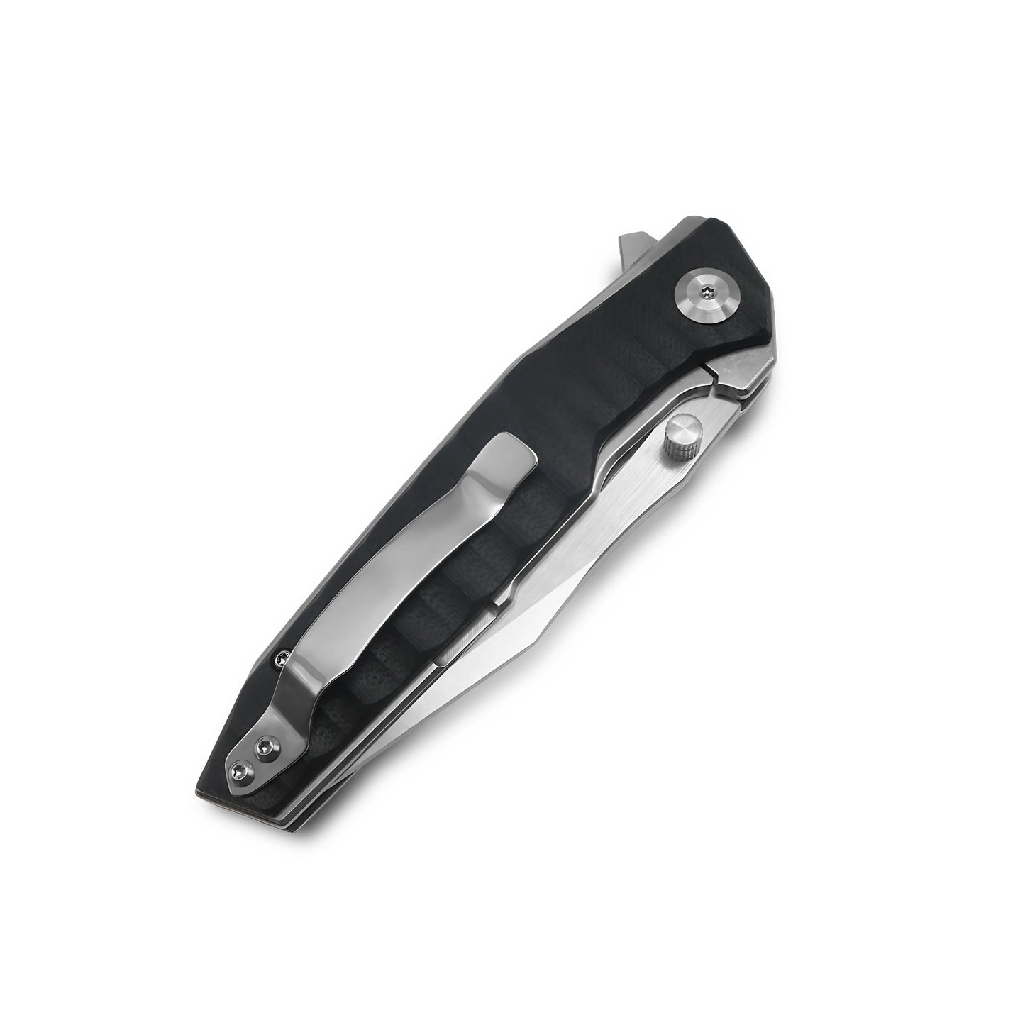 MFKNIFE Flipper & Thumb Stud Knife Stainless Steel & G10 Handle (5.0" 9Cr13 Blade) KA008