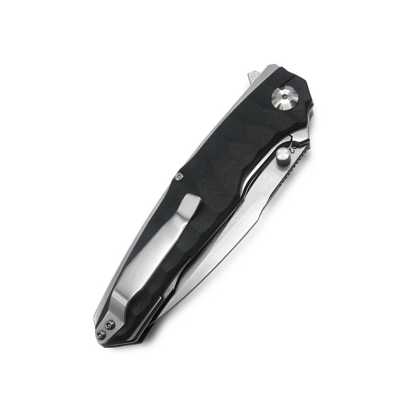 MFKNIFE Flipper & Thumb Stud Knife Stainless Steel & G10 Handle (4.3" 9Cr13 Blade) KA009