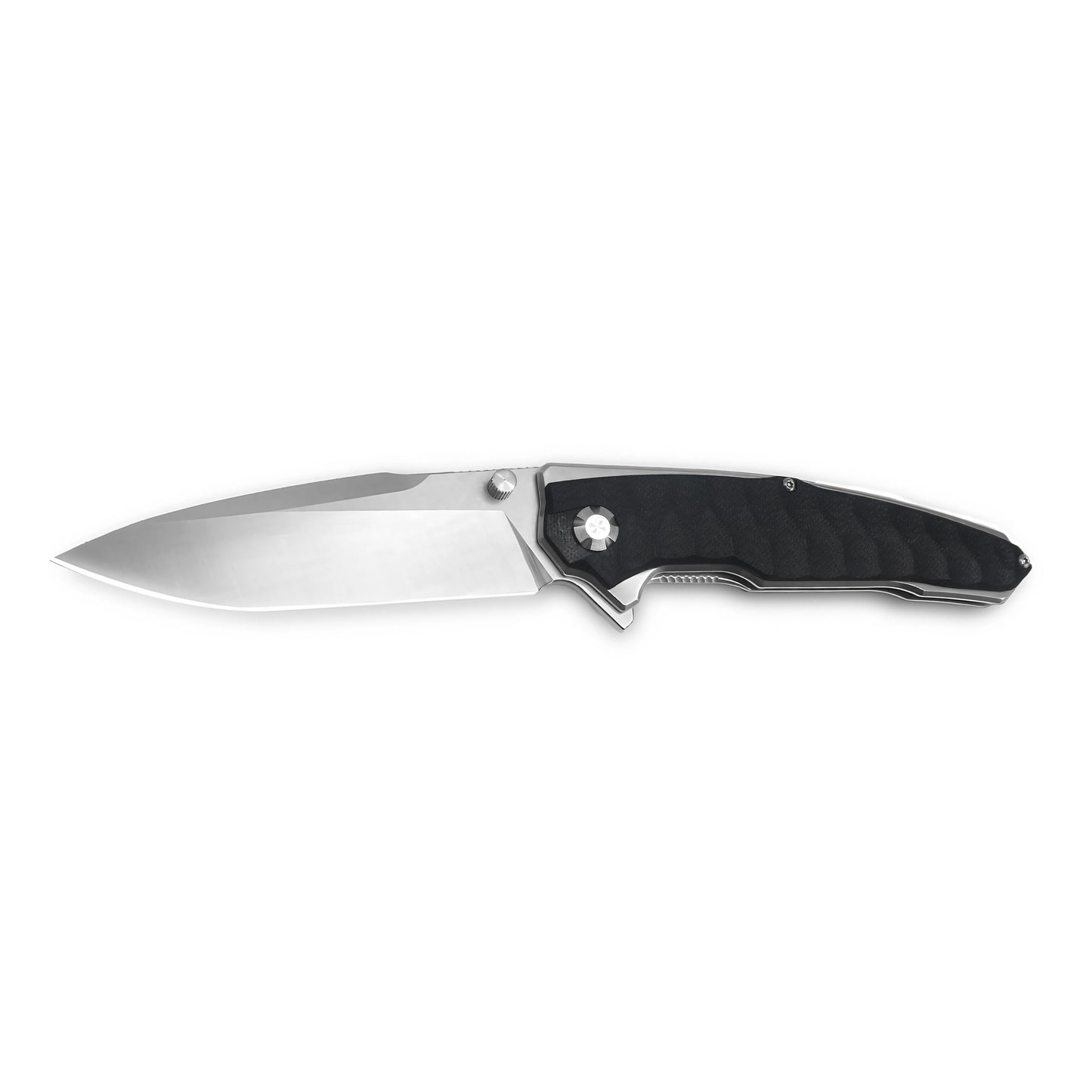 MFKNIFE Flipper & Thumb Stud Knife Stainless Steel & G10 Handle (4.3" 9Cr13 Blade) KA009