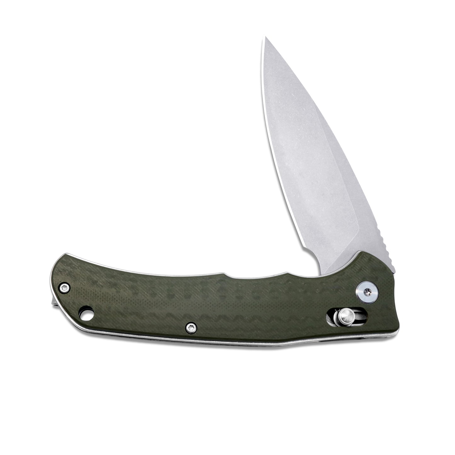 MFKNIFE Flipper Knife 2Cr13 & Carbon Fiber Handle (3.8" D2 Blade) KA011