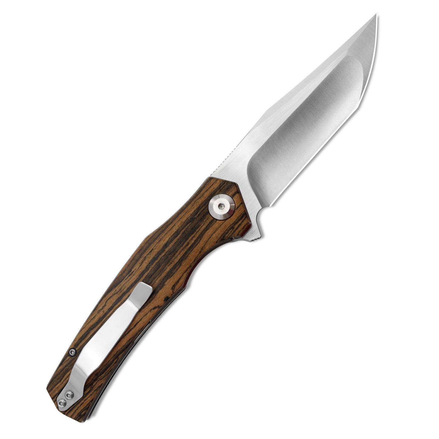 MFKNIFE Flipper Knife 2Cr13 & Bocote Handle (4.0" 9Cr8 Blade) KA013