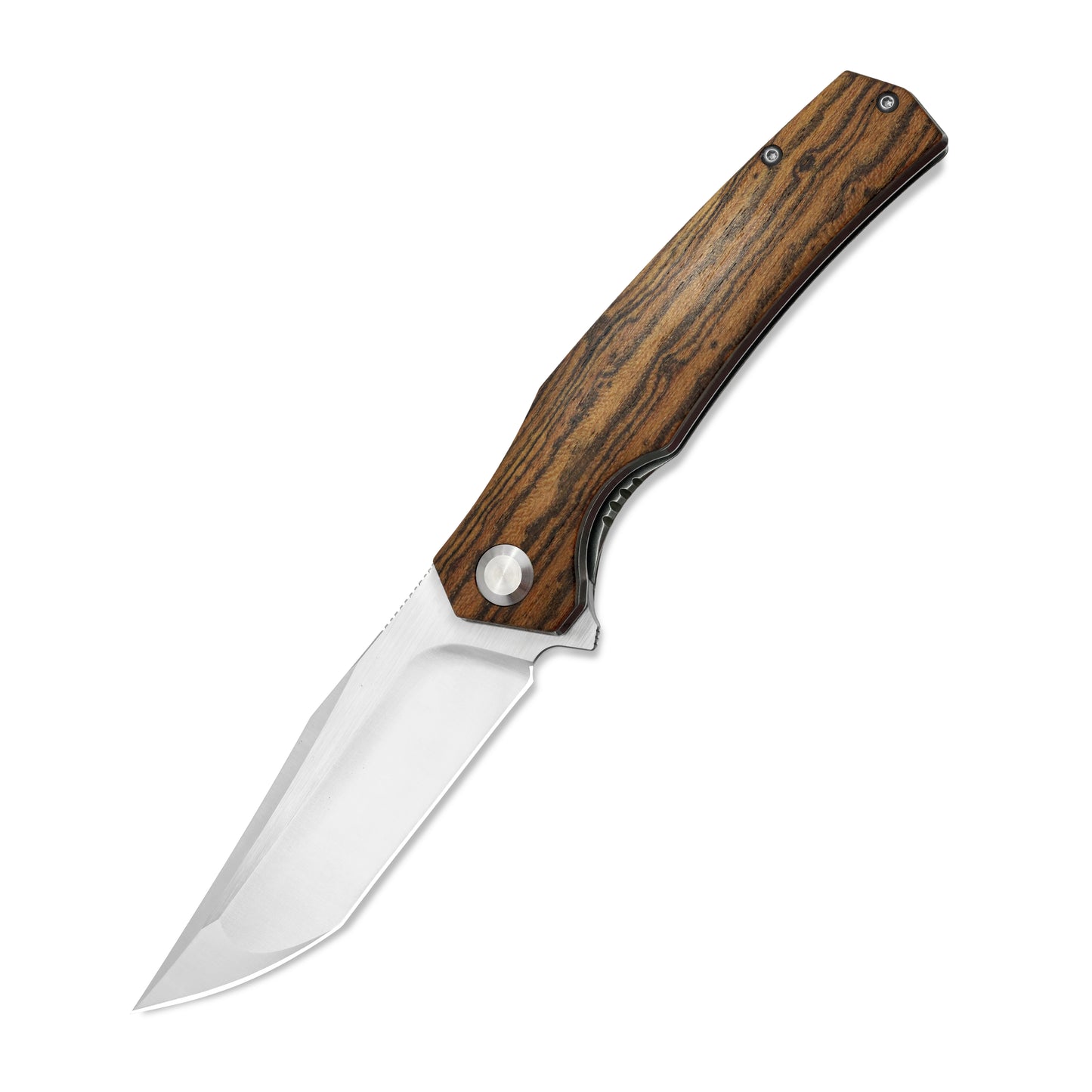 MFKNIFE Flipper Knife 2Cr13 & Bocote Handle (4.0" 9Cr8 Blade) KA013