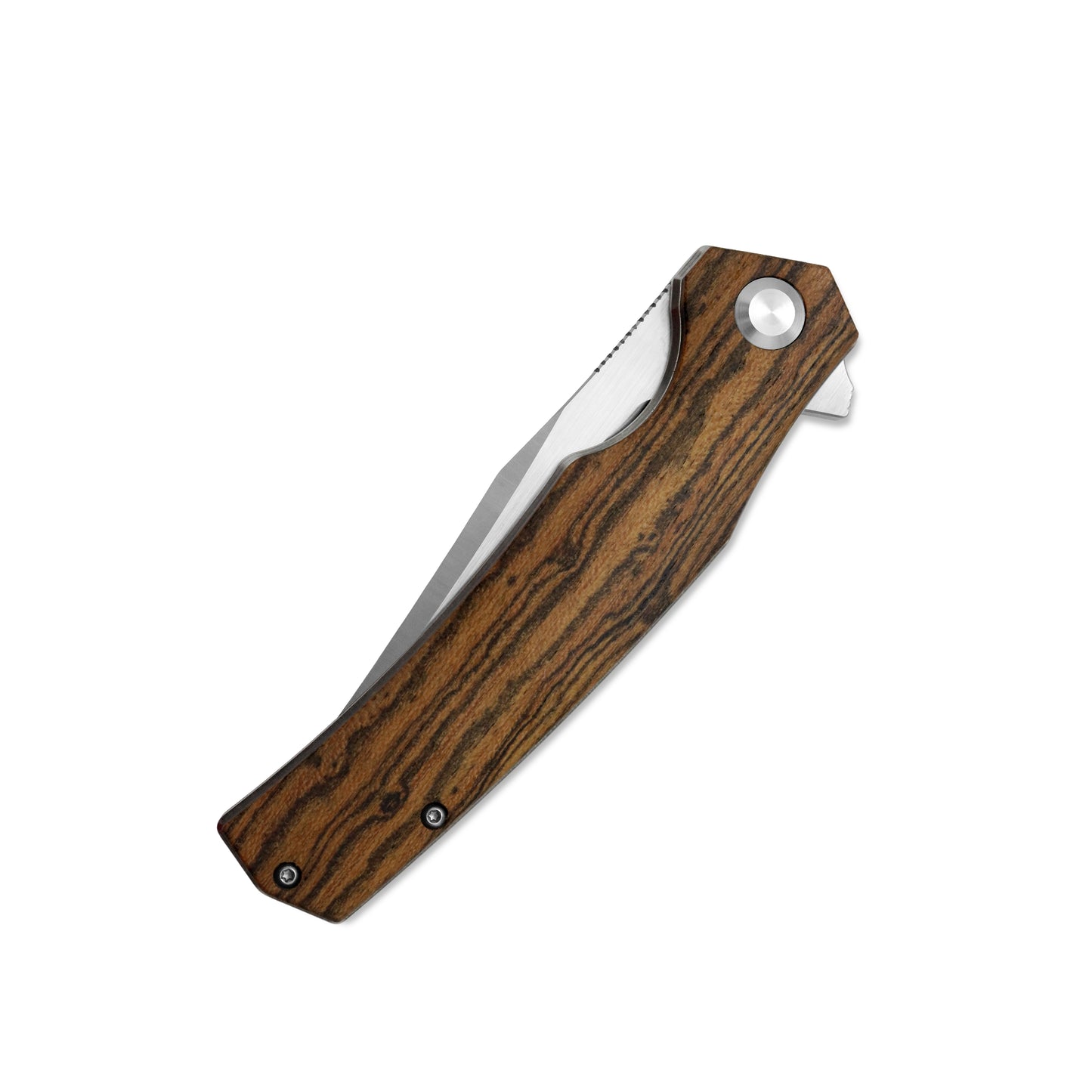 MFKNIFE Flipper Knife 2Cr13 & Bocote Handle (4.0" 9Cr8 Blade) KA013