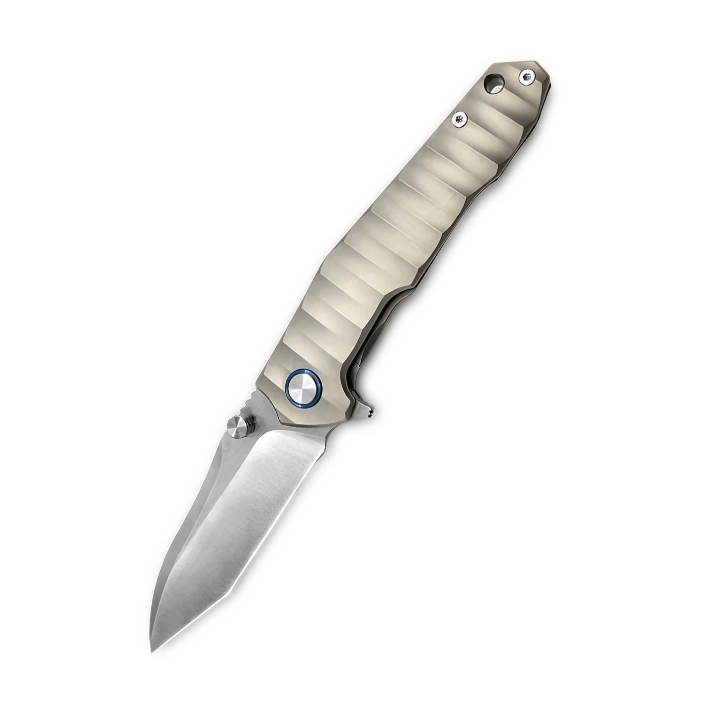 MFKNIFE Flipper & Thumb Stud Knife Titanium Handle (4.1" VG10 Blade) KB002
