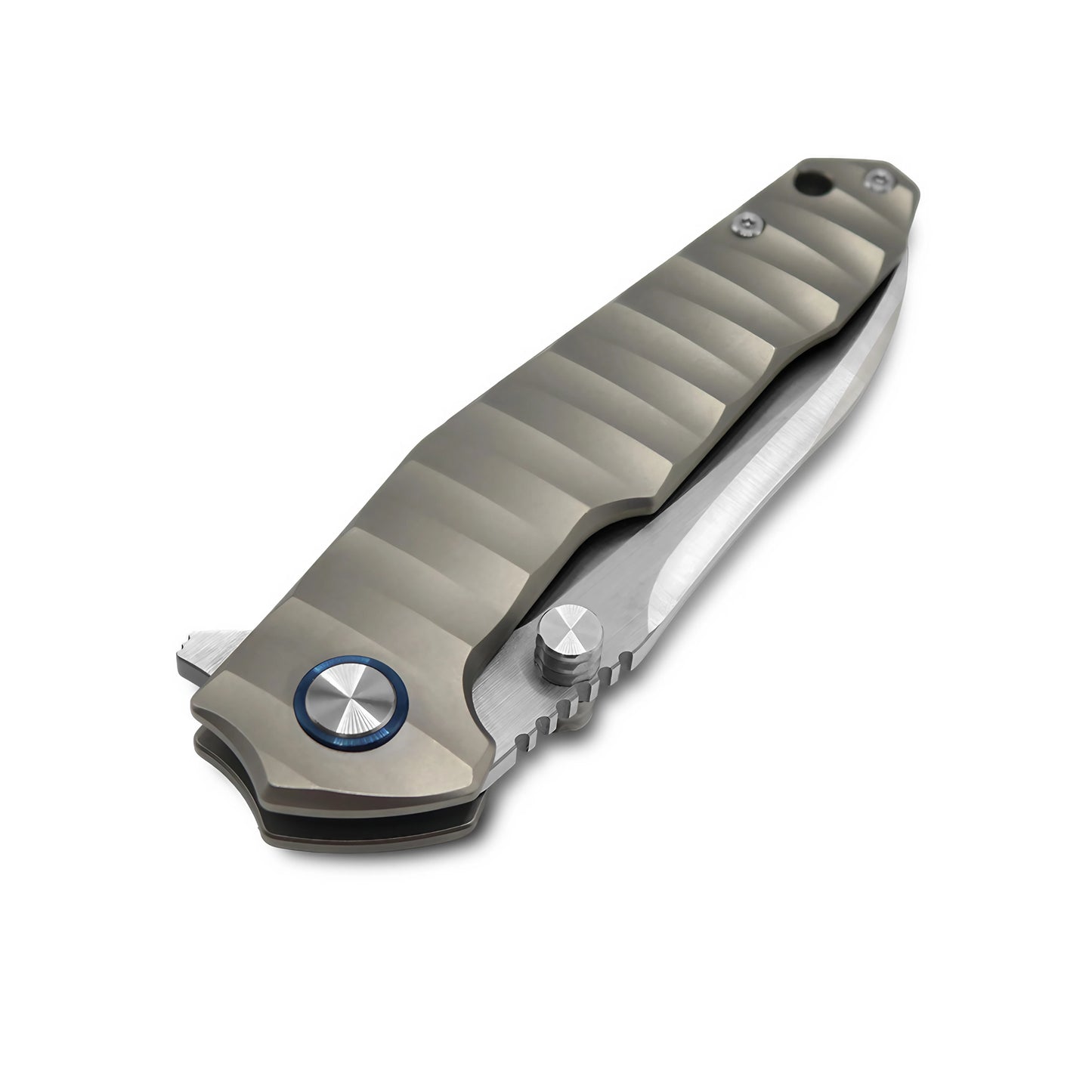 MFKNIFE Flipper & Thumb Stud Knife Titanium Handle (4.1" VG10 Blade) KB002