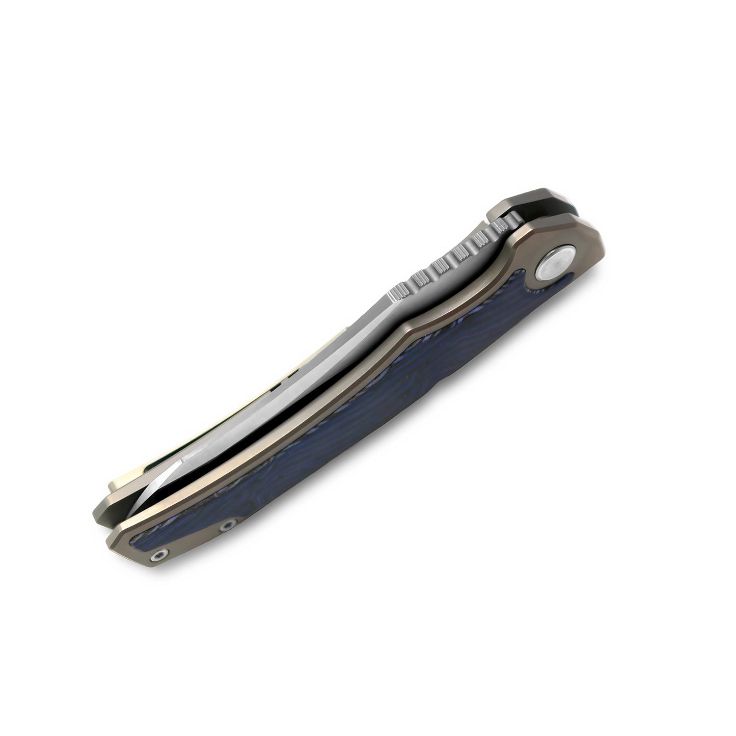 MFKNIFE Flipper Knife Titanium & Carbon Fiber Handle (4.7" VG10 Blade) KB003