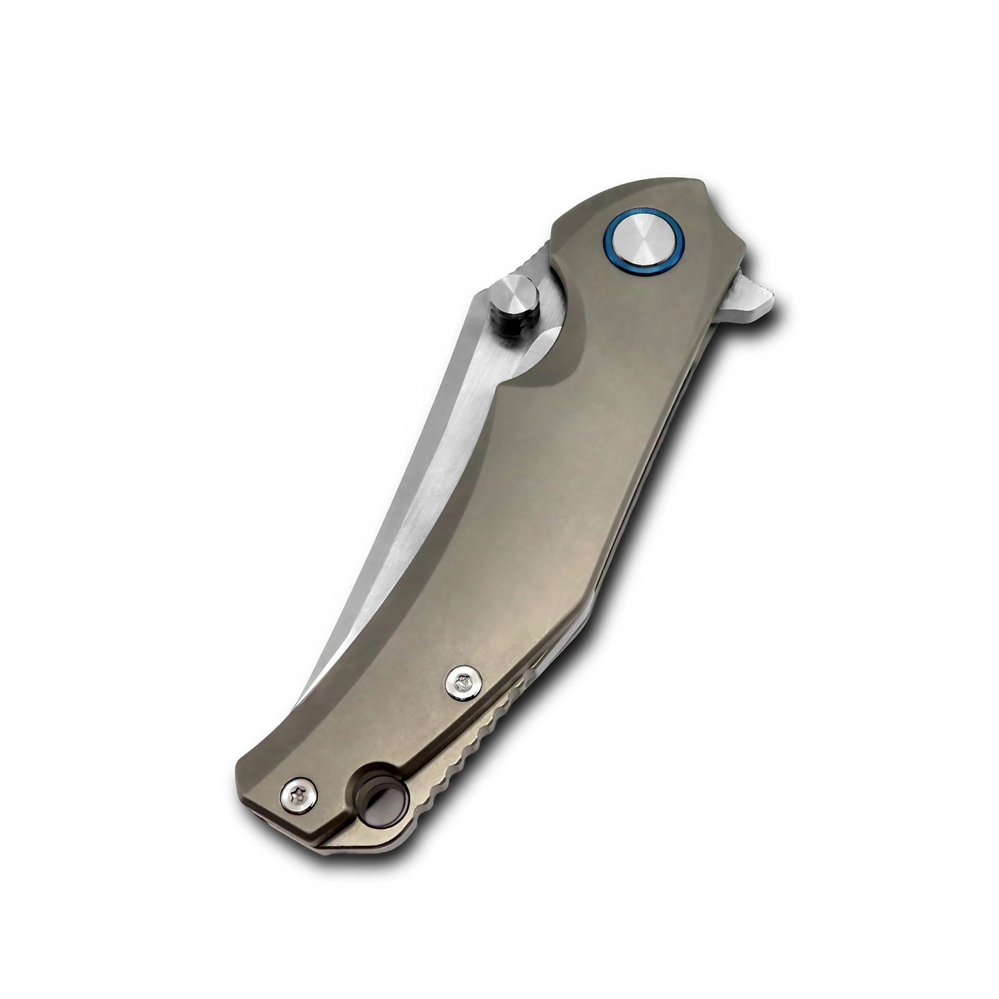 MFKNIFE Flipper & Thumb Stud Knife Titanium Handle (4.0" VG10 Blade) KB008