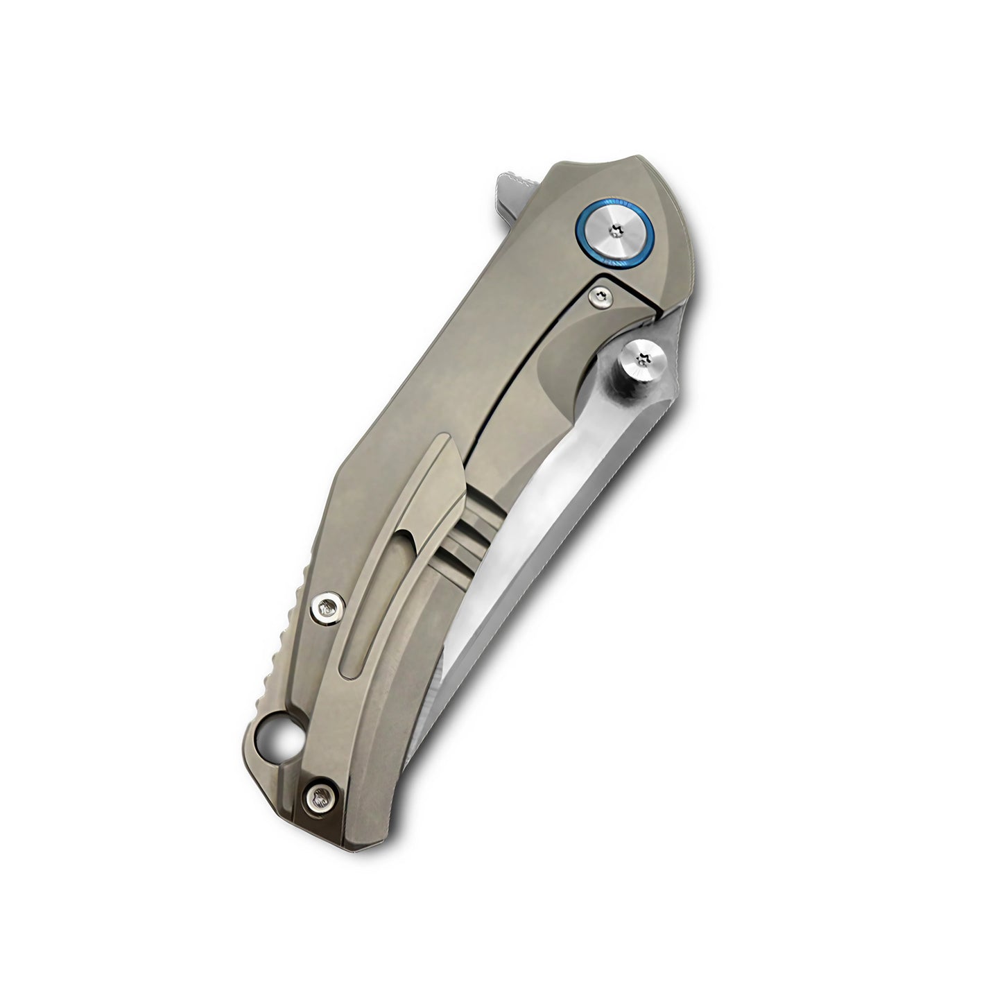 MFKNIFE Flipper & Thumb Stud Knife Titanium Handle (4.0" VG10 Blade) KB008