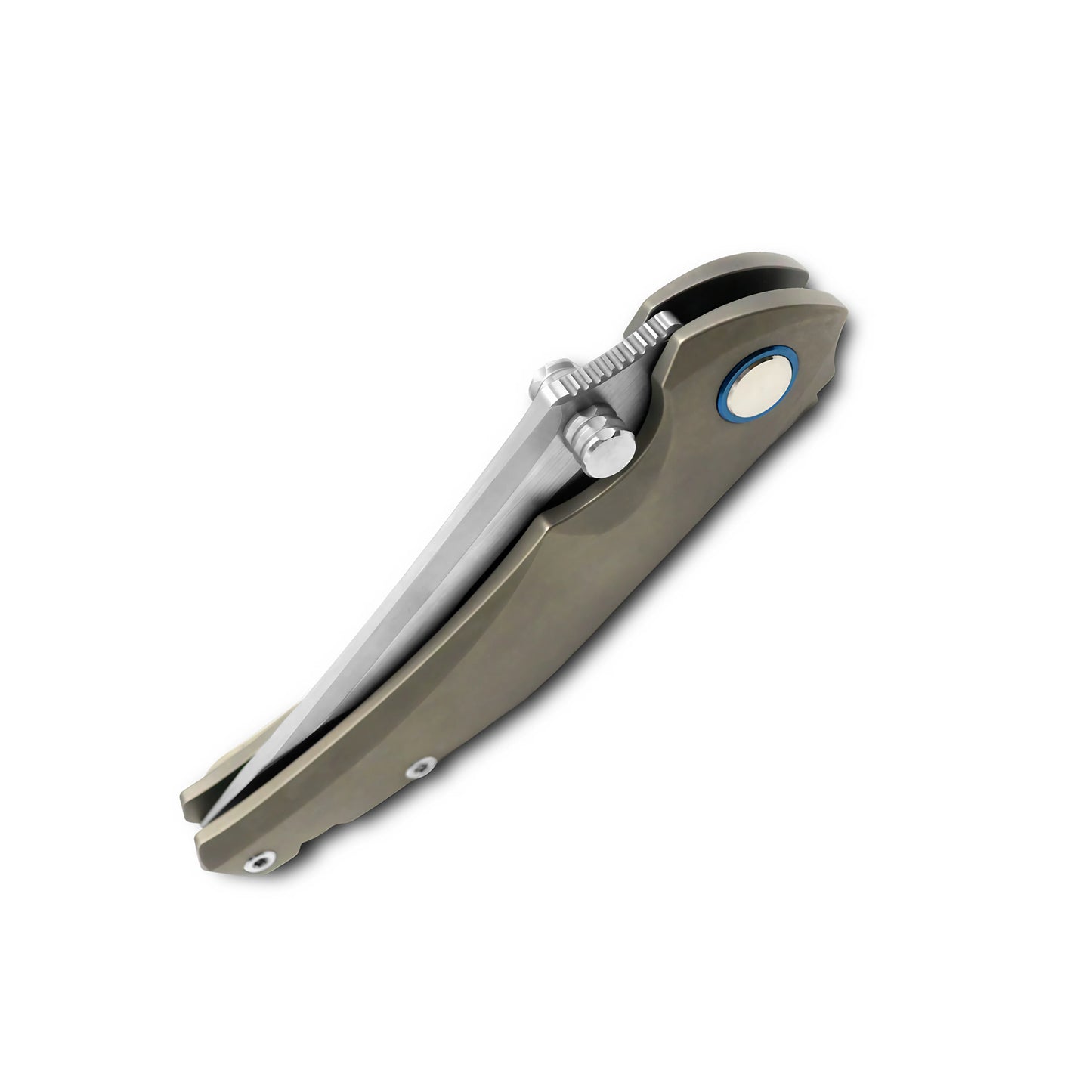 MFKNIFE Flipper & Thumb Stud Knife Titanium Handle (4.0" VG10 Blade) KB008