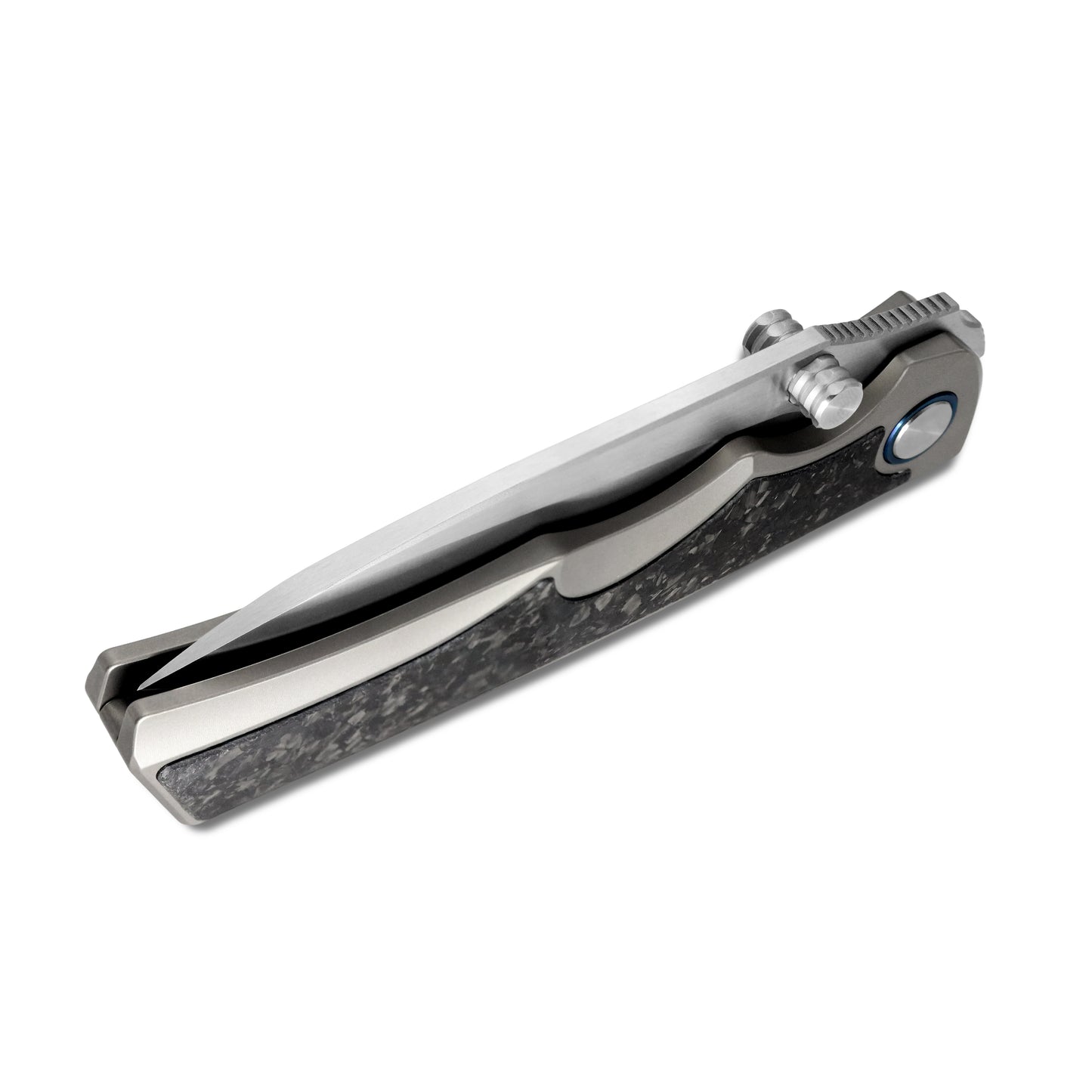 MFKNIFE Thumb Stud Knife Titanium & Carbon Fiber Handle (3.7" VG10 Blade) KB011