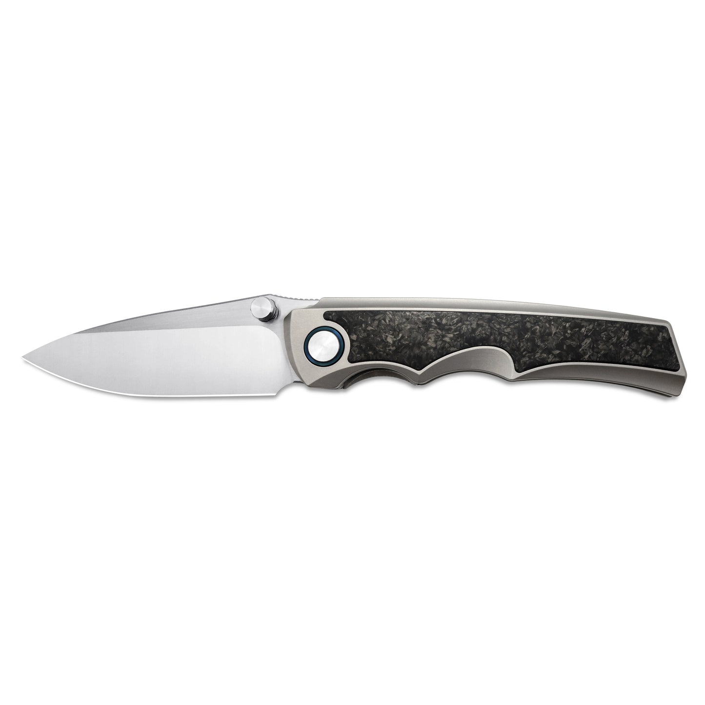 MFKNIFE Thumb Stud Knife Titanium & Carbon Fiber Handle (3.7" VG10 Blade) KB011