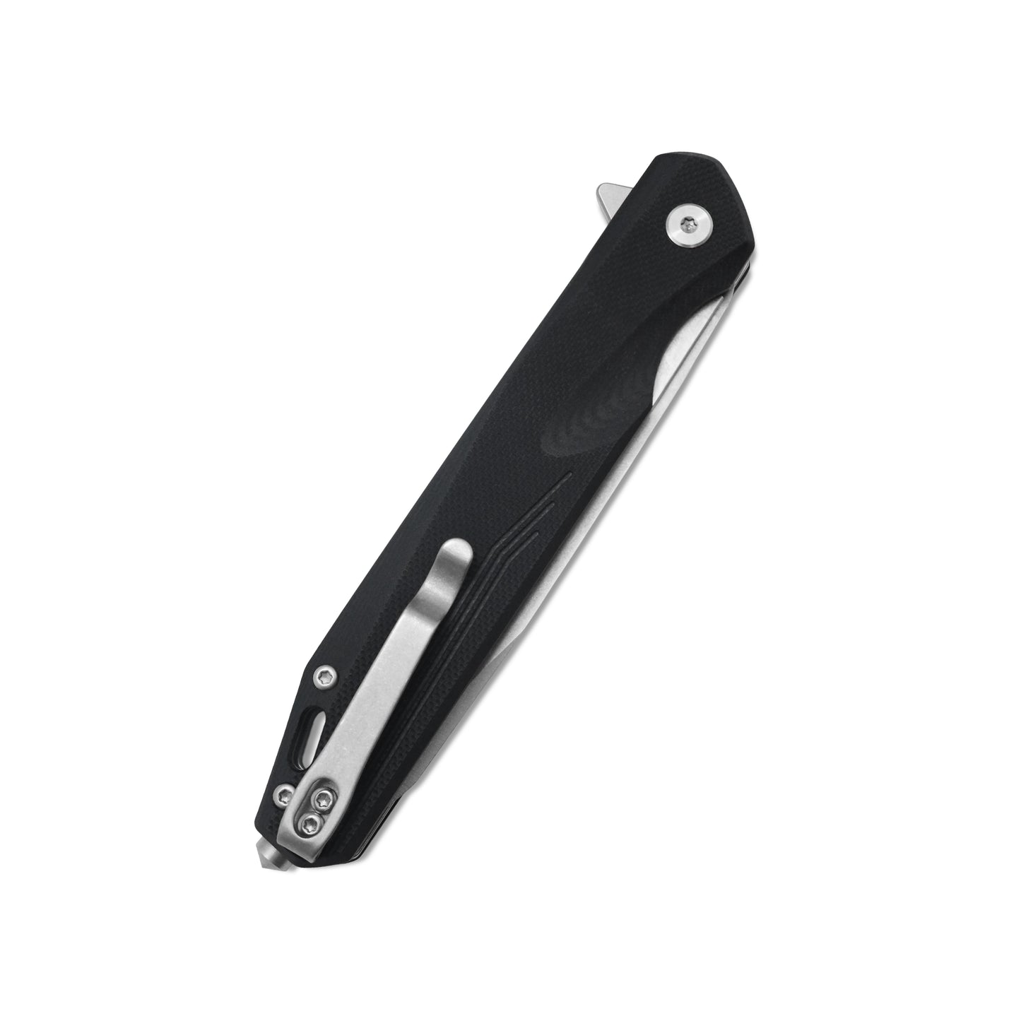 MFKNIFE Flipper Knife 2Cr13 & Carbon Fiber Handle (4.9" D2 Blade) KM002