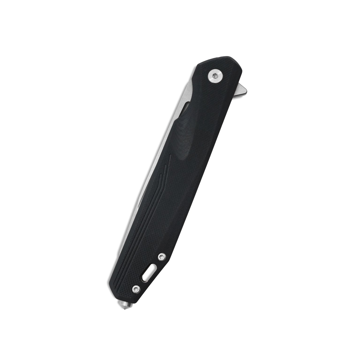 MFKNIFE Flipper Knife 2Cr13 & Carbon Fiber Handle (4.9" D2 Blade) KM002