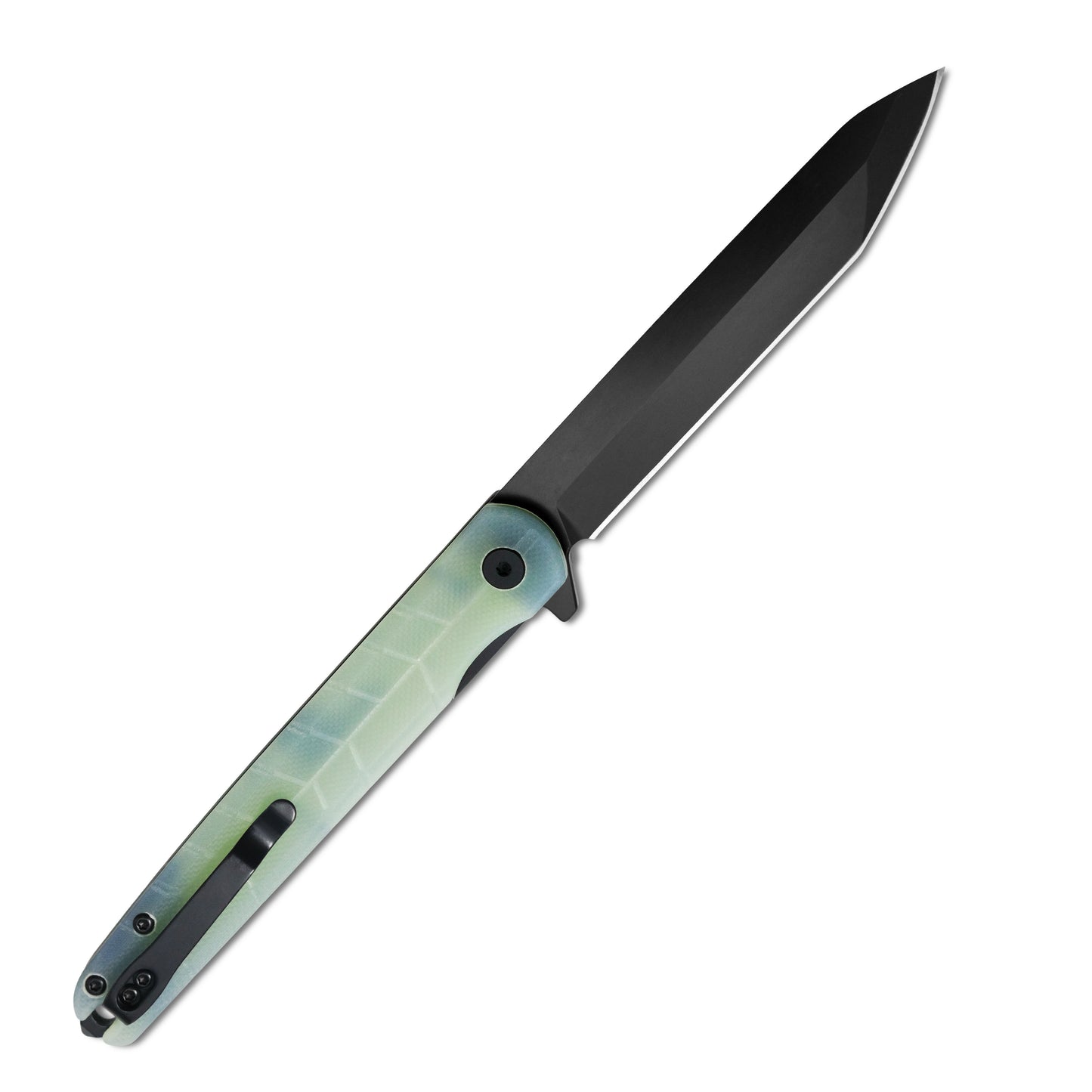 MFKNIFE Flipper Knife 2Cr13 & Carbon Fiber Handle (4.7" D2 Blade) KM001