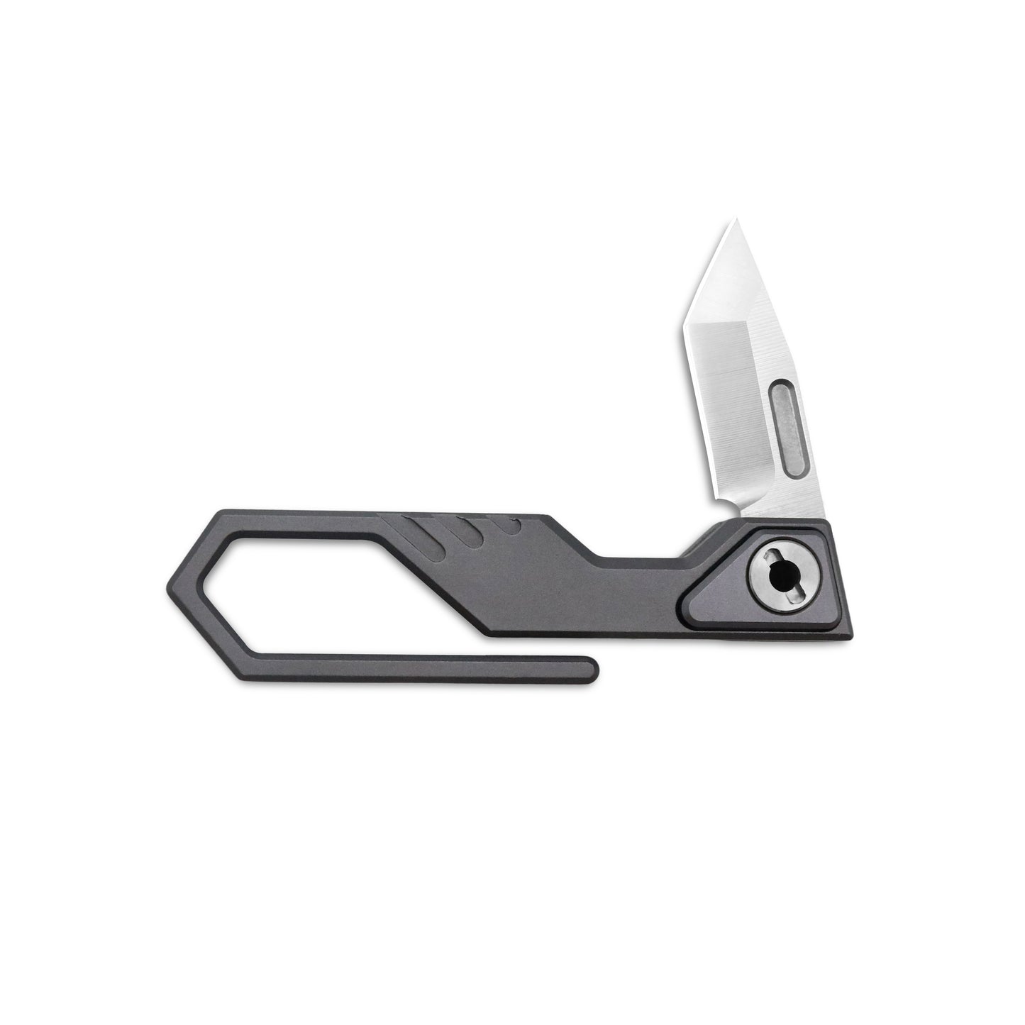 MFKNIFE Super Tiny Nano Knife Aircraft-Grade Aluminum Alloy Handle (0.3" CN-PM390 Blade) NA001