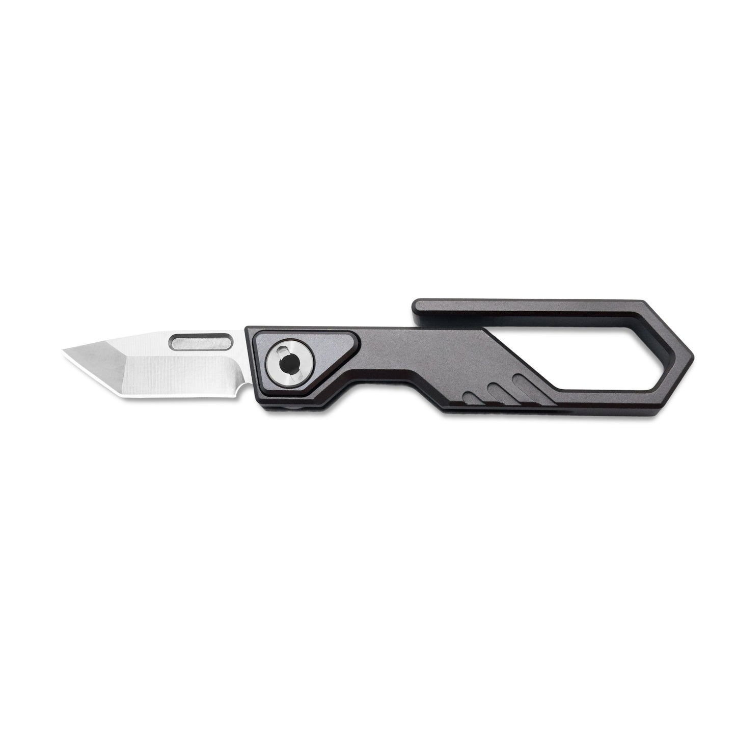 MFKNIFE Super Tiny Nano Knife Aircraft-Grade Aluminum Alloy Handle (0.3" CN-PM390 Blade) NA001