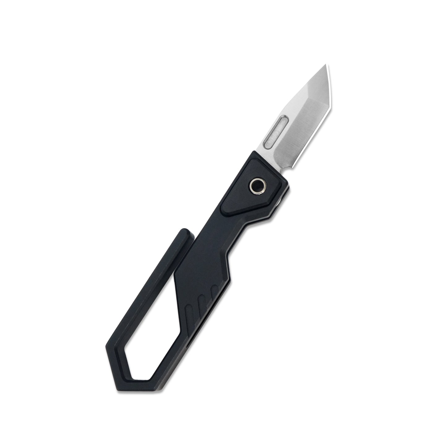 MFKNIFE Super Tiny Nano Knife Aircraft-Grade Aluminum Alloy Handle (0.3" CN-PM390 Blade) NA001
