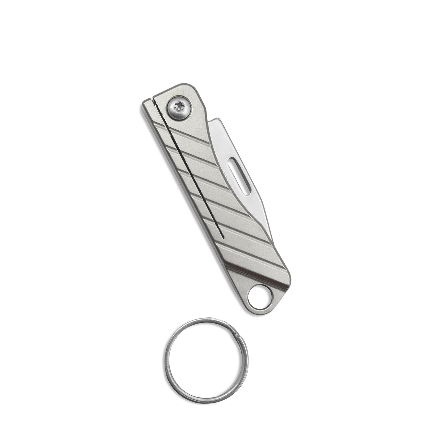 MFKNIFE Super Tiny Nano Knife Titanium Handle (0.2" 420J2 Blade) NA002