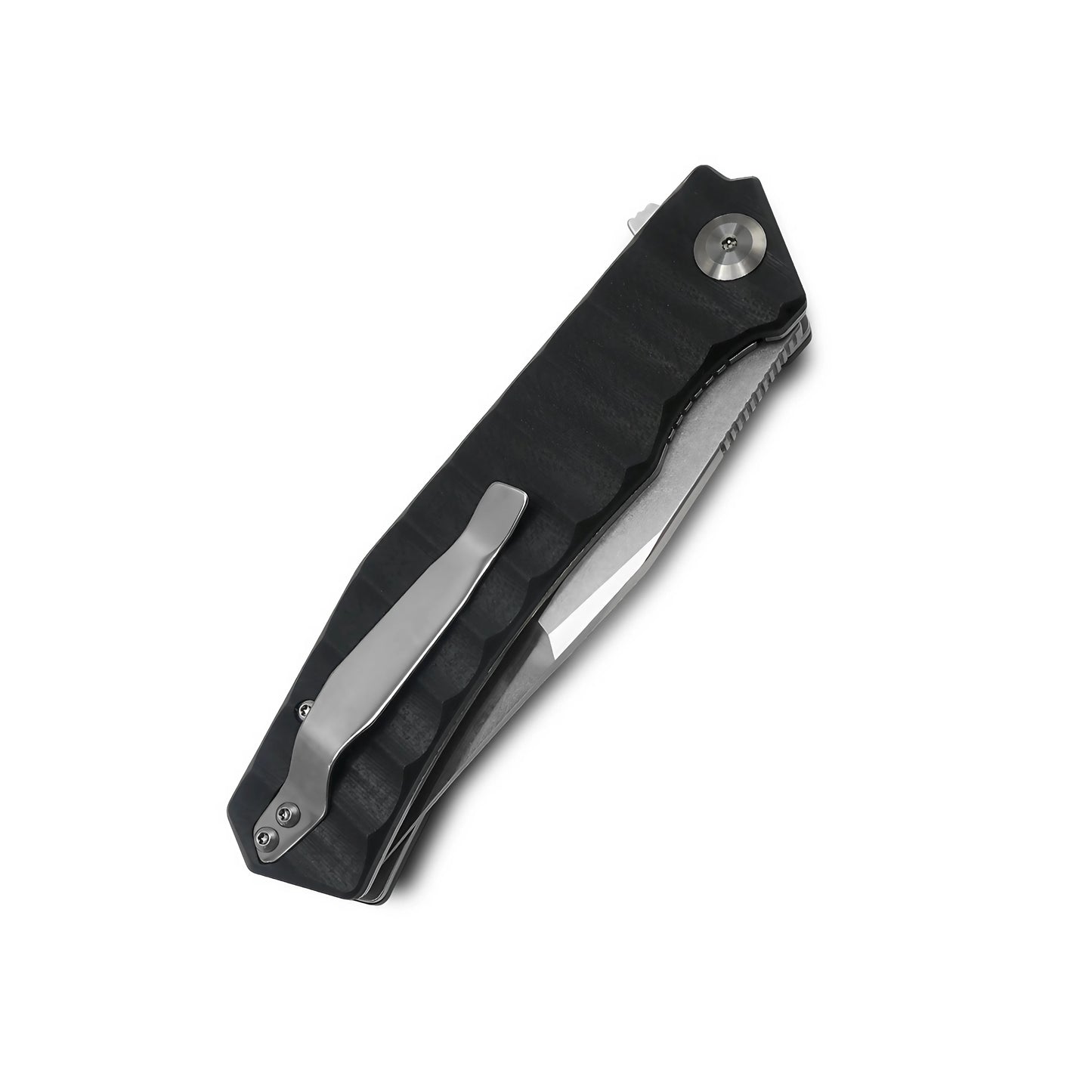 MFKNIFE Flipper Knife Stainless Steel & G10 Handle (4.0" 9Cr13 Blade) KA002