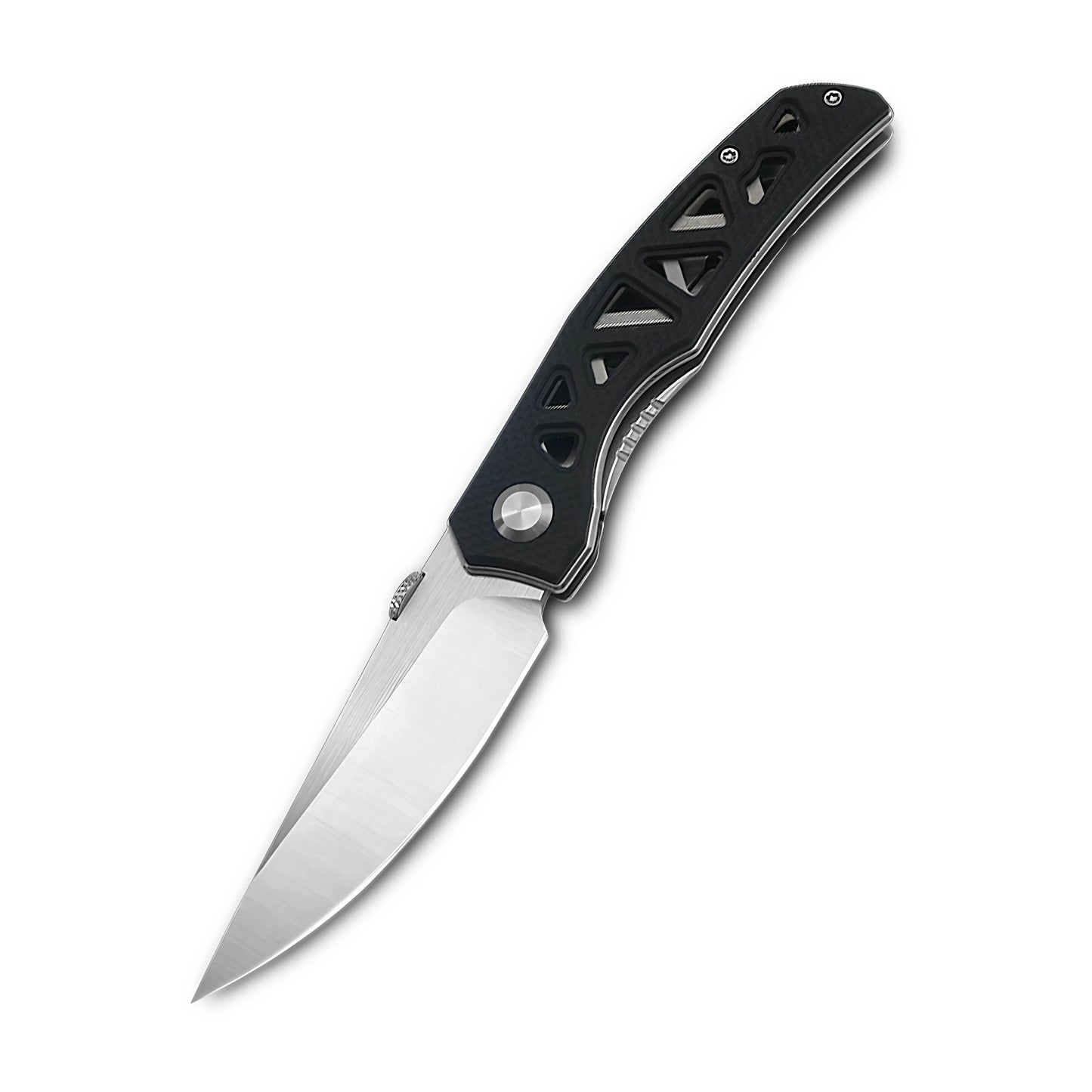 MFKNIFE Flipper & Thumb Stud Knife Stainless Steel & G10 Handle (3.8" 9Cr13 Blade) KA003