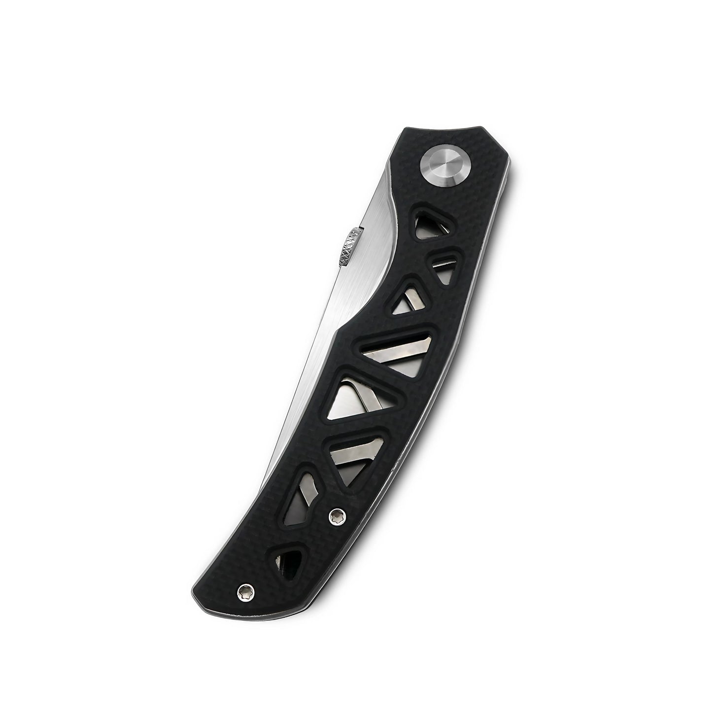 MFKNIFE Flipper & Thumb Stud Knife Stainless Steel & G10 Handle (3.8" 9Cr13 Blade) KA003