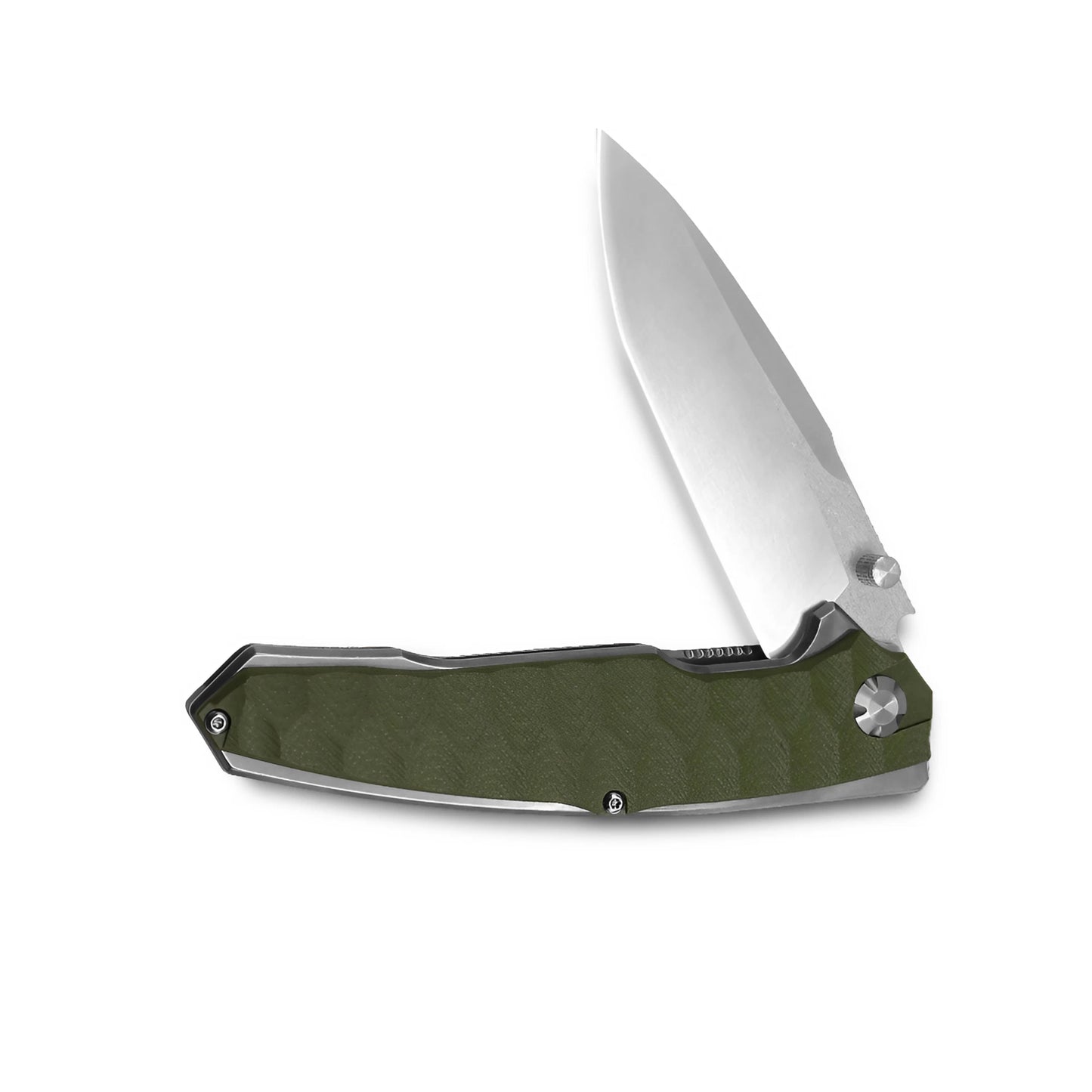 MFKNIFE Flipper & Thumb Stud Knife Stainless Steel & G10 Handle (5.4" 9Cr13 Blade) KA007