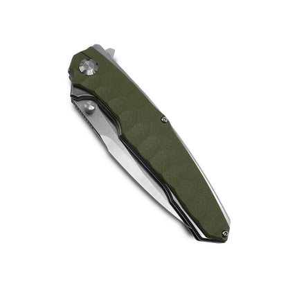 MFKNIFE Flipper & Thumb Stud Knife Stainless Steel & G10 Handle (5.4" 9Cr13 Blade) KA007