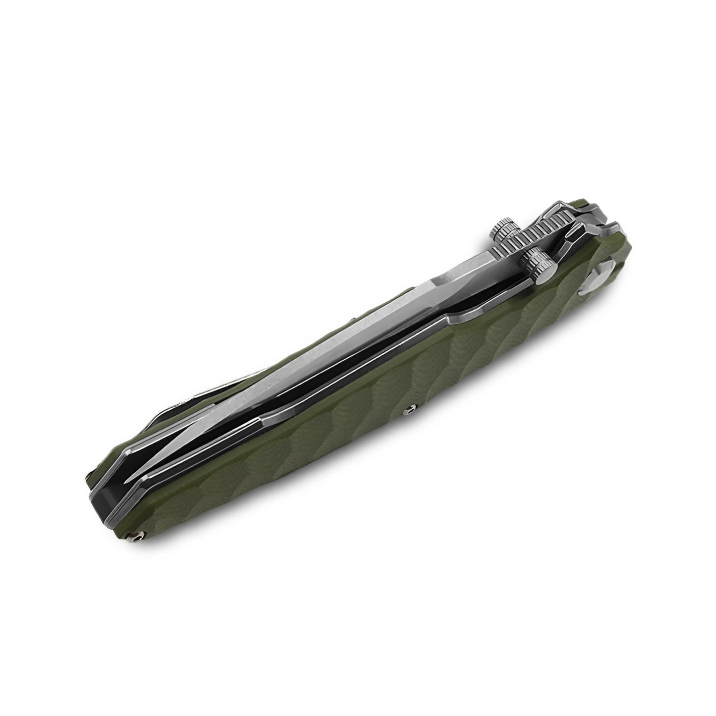 MFKNIFE Flipper & Thumb Stud Knife Stainless Steel & G10 Handle (5.4" 9Cr13 Blade) KA007