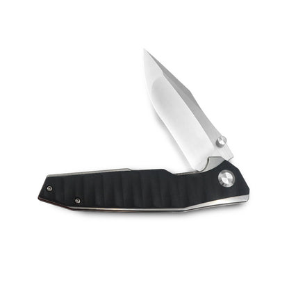 MFKNIFE Flipper & Thumb Stud Knife Stainless Steel & G10 Handle (5.0" 9Cr13 Blade) KA008