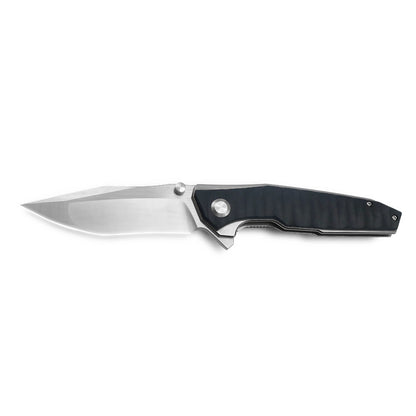MFKNIFE Flipper & Thumb Stud Knife Stainless Steel & G10 Handle (5.0" 9Cr13 Blade) KA008