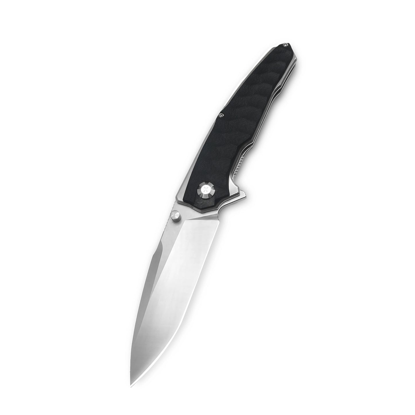 MFKNIFE Flipper & Thumb Stud Knife Stainless Steel & G10 Handle (4.3" 9Cr13 Blade) KA009