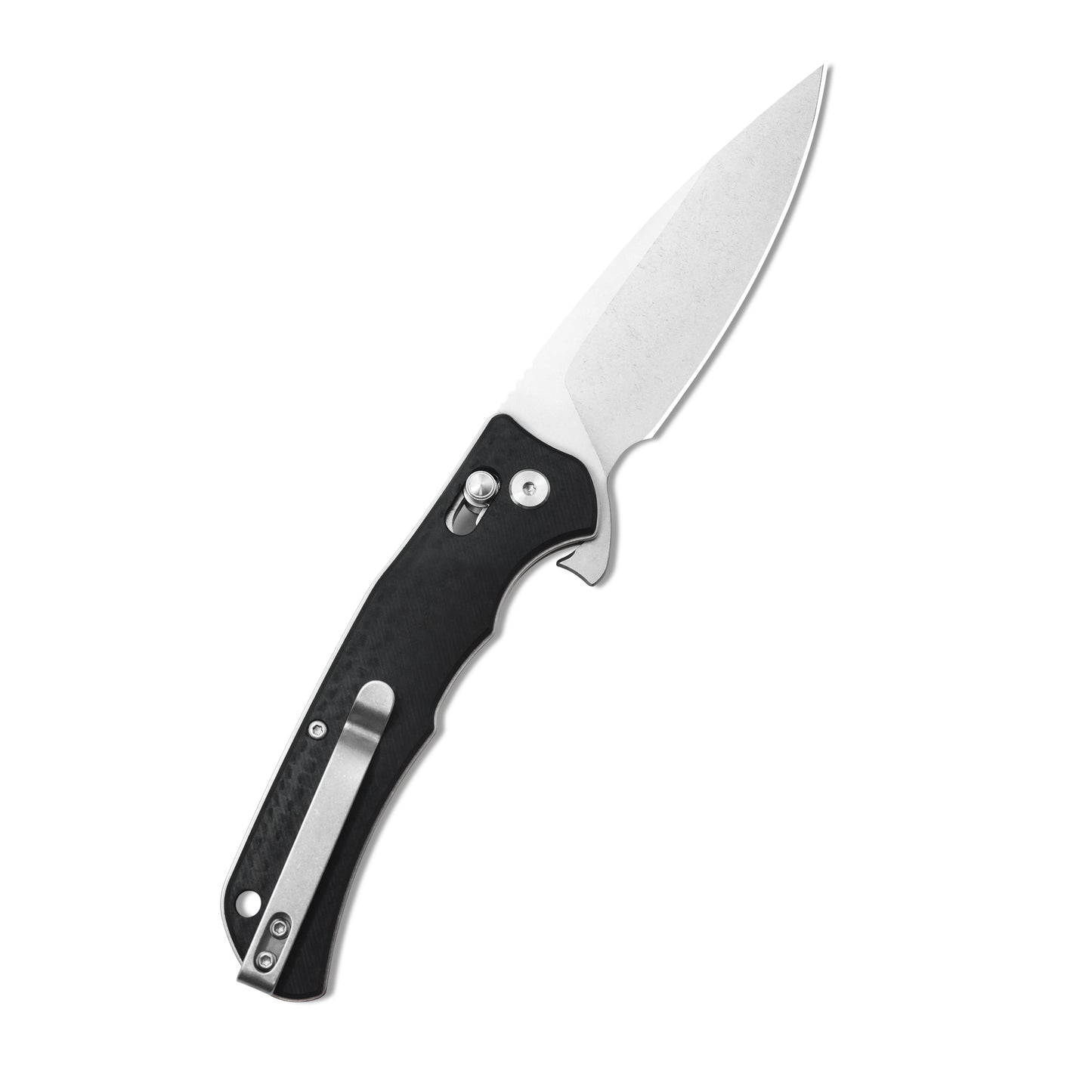 MFKNIFE Flipper Knife 2Cr13 & Carbon Fiber Handle (3.8" D2 Blade) KA011