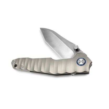 MFKNIFE Flipper & Thumb Stud Knife Titanium Handle (4.1" VG10 Blade) KB002