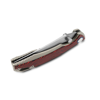 MFKNIFE Flipper & Thumb Stud Knife Titanium & Carbon Fiber Handle (4.3" VG10 Blade) KB004