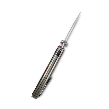 MFKNIFE Flipper & Thumb Stud Knife Titanium & Carbon Fiber Handle (4.3" VG10 Blade) KB004