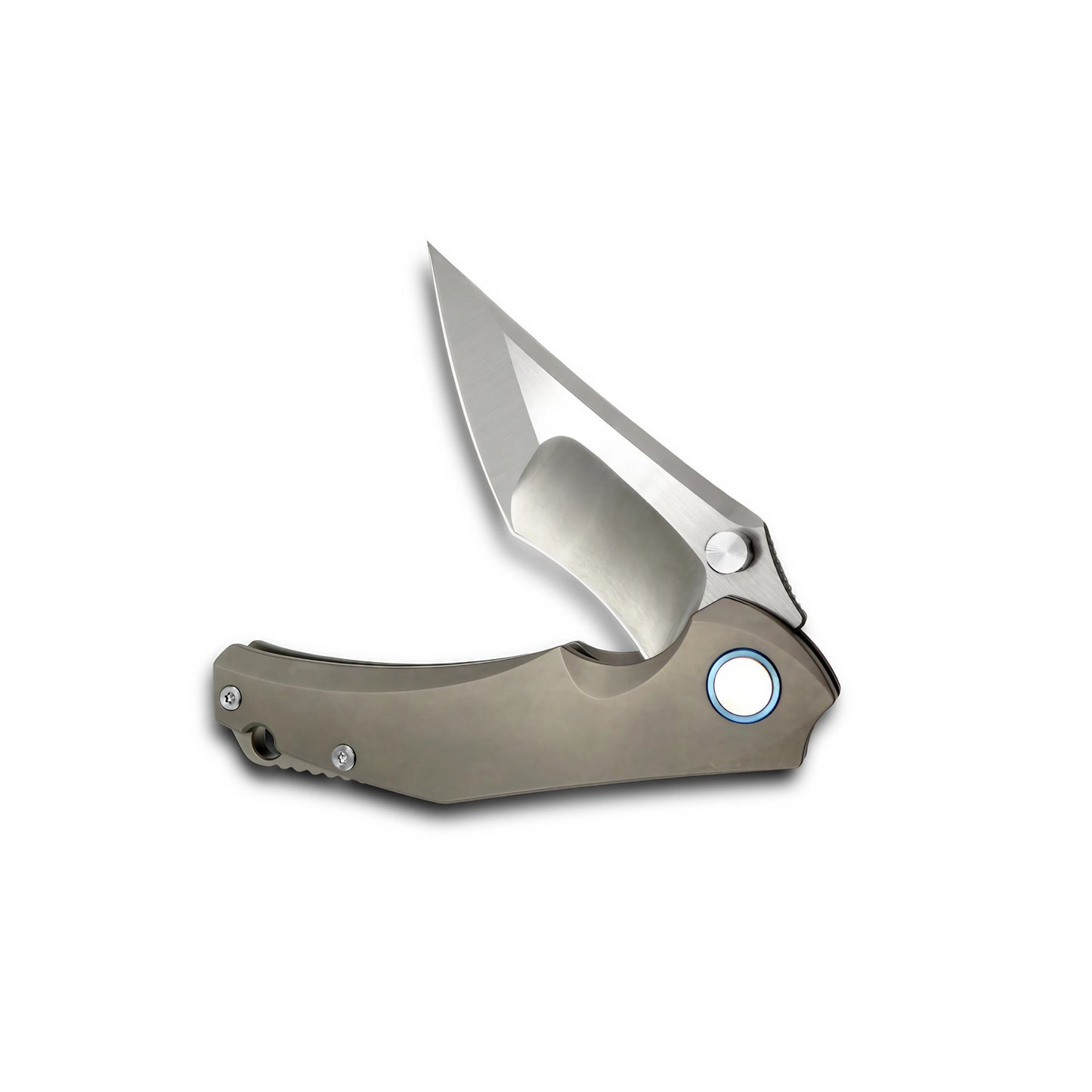 MFKNIFE Flipper & Thumb Stud Knife Titanium Handle (4.0" VG10 Blade) KB008