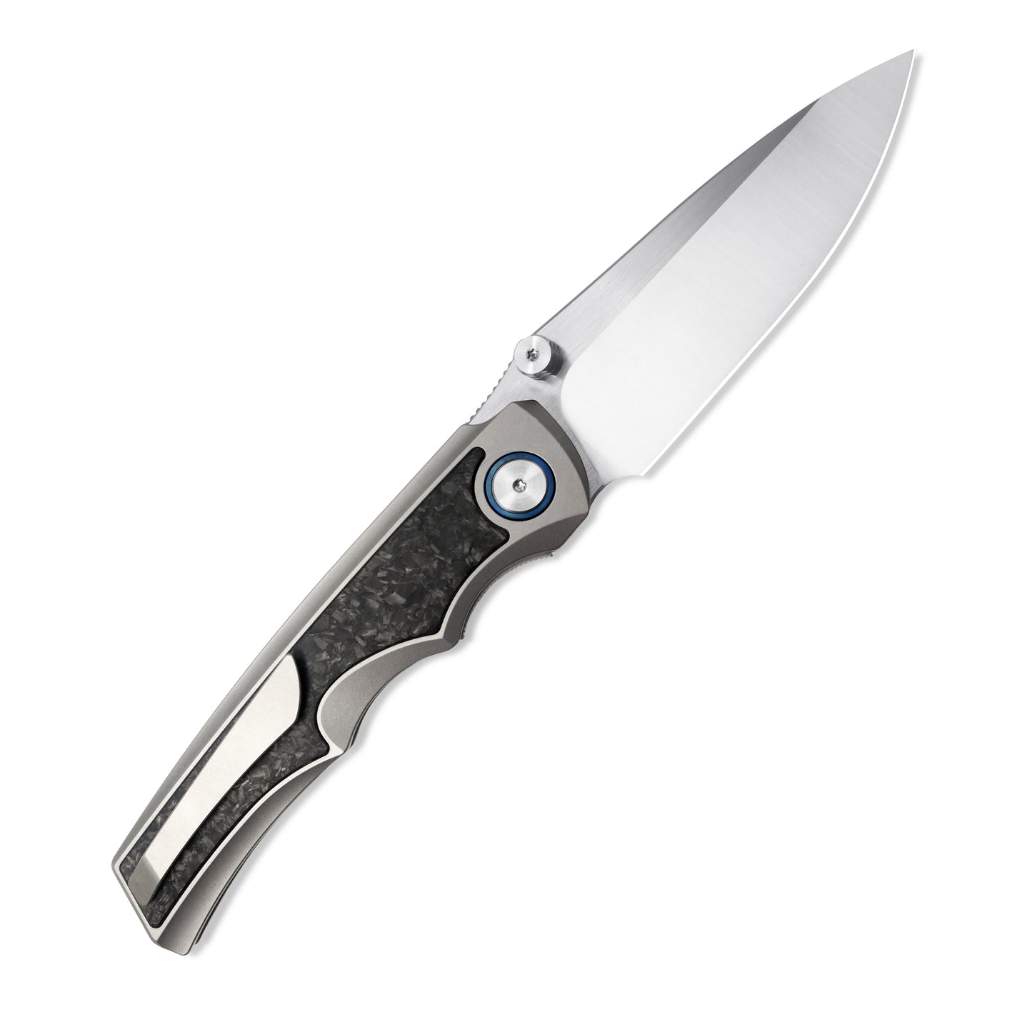 MFKNIFE Thumb Stud Knife Titanium & Carbon Fiber Handle (3.7" VG10 Blade) KB011