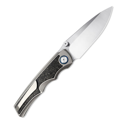 MFKNIFE Thumb Stud Knife Titanium & Carbon Fiber Handle (3.7" VG10 Blade) KB011