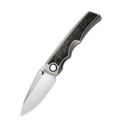 MFKNIFE Thumb Stud Knife Titanium & Carbon Fiber Handle (3.7" VG10 Blade) KB011