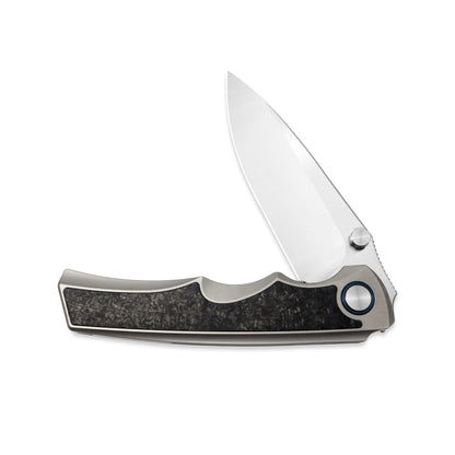 MFKNIFE Thumb Stud Knife Titanium & Carbon Fiber Handle (3.7" VG10 Blade) KB011