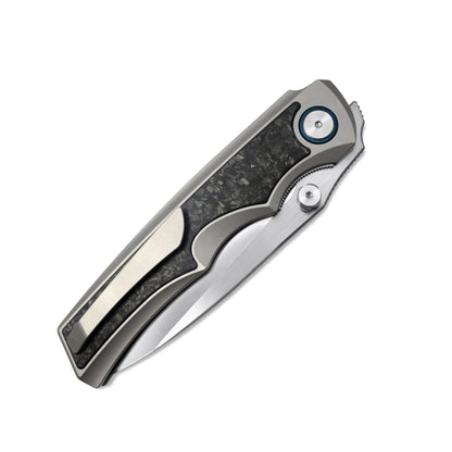 MFKNIFE Thumb Stud Knife Titanium & Carbon Fiber Handle (3.7" VG10 Blade) KB011
