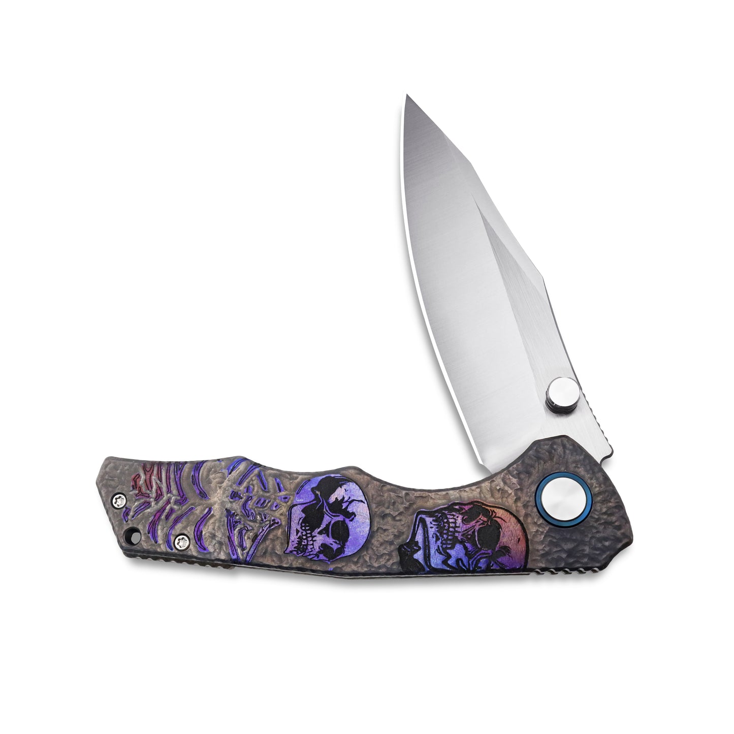 MFKNIFE The Reaper KB012 Tactical Folding Knife – VG10 Blade, Titanium Handle, Outdoor Survival EDC Pocket Knife