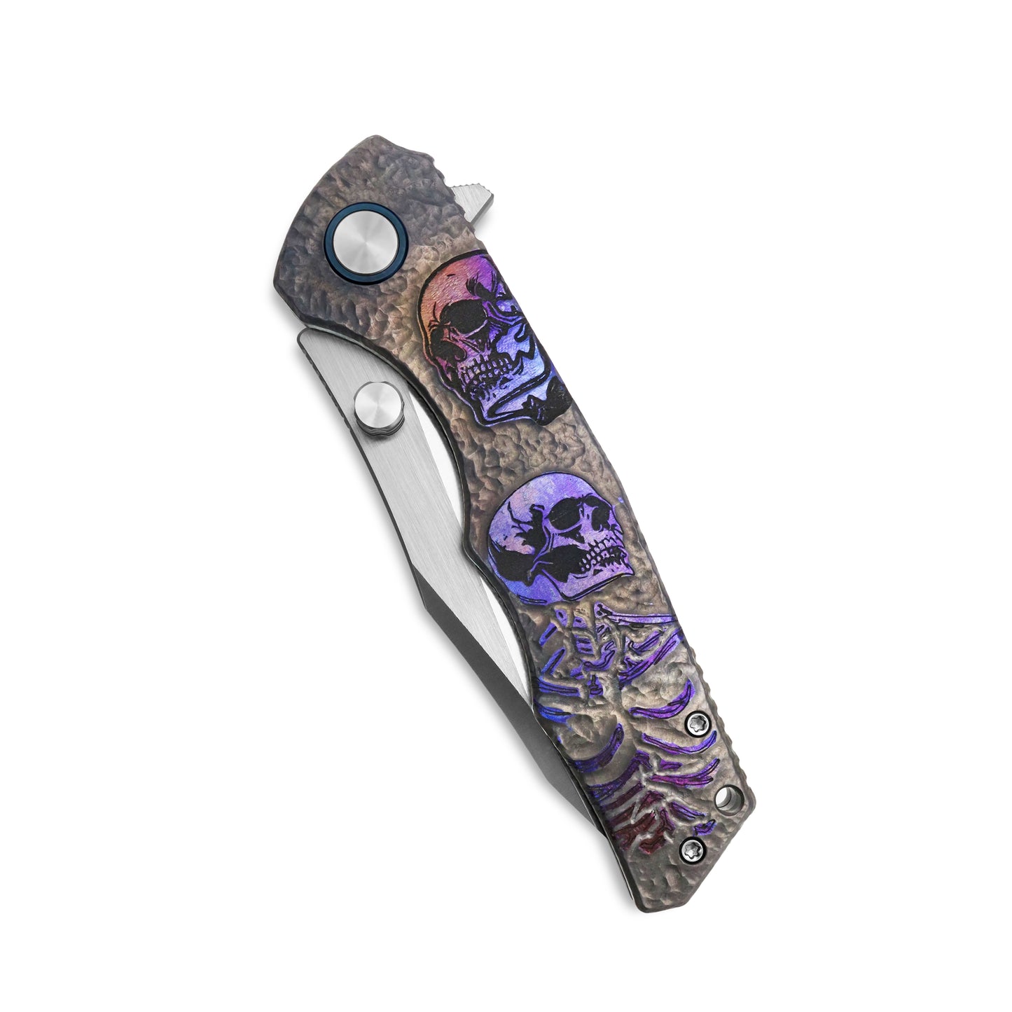 MFKNIFE The Reaper KB012 Tactical Folding Knife – VG10 Blade, Titanium Handle, Outdoor Survival EDC Pocket Knife
