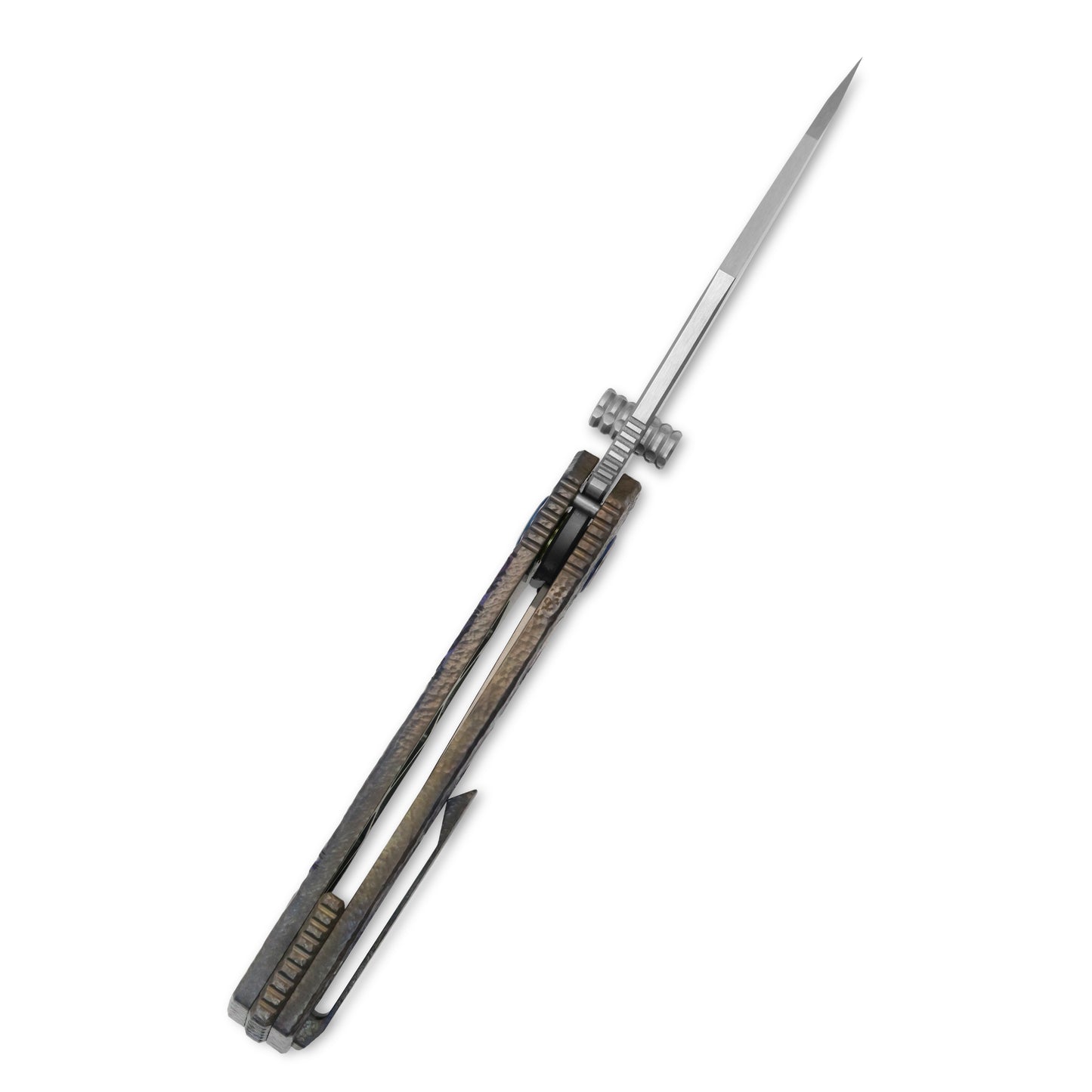MFKNIFE The Reaper KB012 Tactical Folding Knife – VG10 Blade, Titanium Handle, Outdoor Survival EDC Pocket Knife
