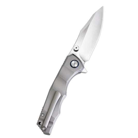MFKNIFE Flipper & Thumb Stud Knife Titanium Handle (4.3" VG10 Blade) KB014